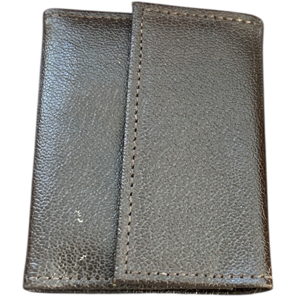Swank vintage brown pigskin leather key holder